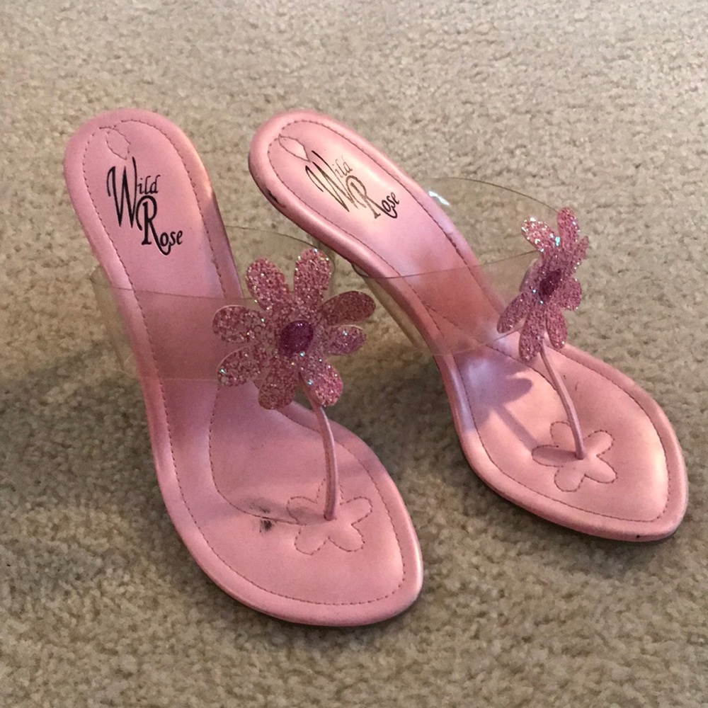 Pink sandals